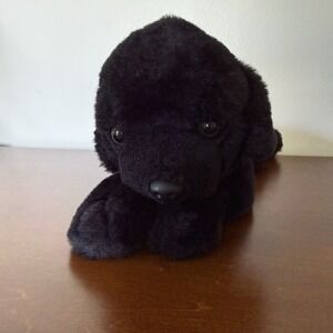 FAO SCHWARZ Black Lab Dog Puppy Labrador Retriever Plush 14"